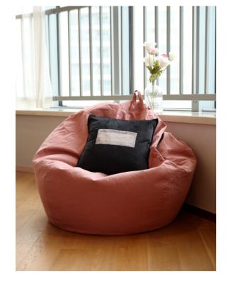 China Foldable Comfortable Round Sofa Bean Bag Chair Lazy Chair Cover With Independent Innerbag For Kids Adult for sale