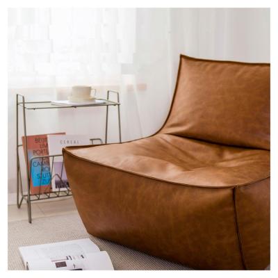 China (Other) Kids Adjustable Anti-stain Artificial Leather Storage Bean Bag Sofa Cover Adult Unfilled Cover for sale