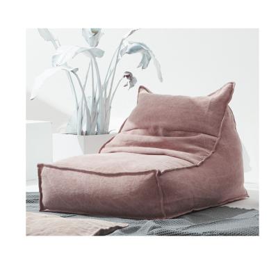 China Gray Pink Adult Huge Sofa Bean Bag Chairs Adjustable High End Canvas Giant Cover (Other) Without Beanbags for sale