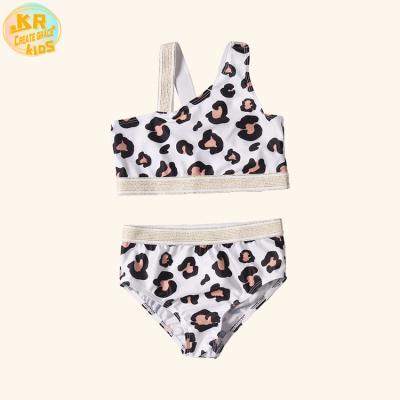 China Wholesale Breathable Kids Swim Cute Leopard Vest&Shorts Summer Swimming Suits For Set for sale