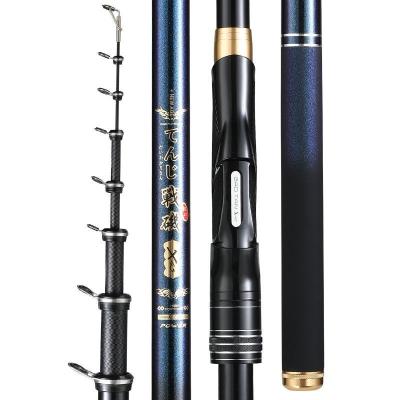 China Durable Ultralight Carbon Rock Fishing Rod Distance Casting Telescopic Fishing Carbon Rod Freshwater Carp Stream Rod Long Pole Section for sale