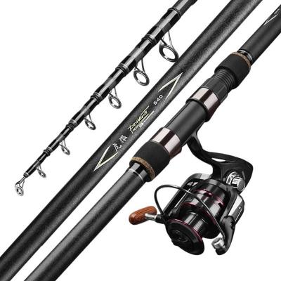 China Durable Telescopic Rock Fishing Rod High Quality Carbon Spinning Fishing Driver Rod Travel Rock Fishing Pole Carp Rod for sale