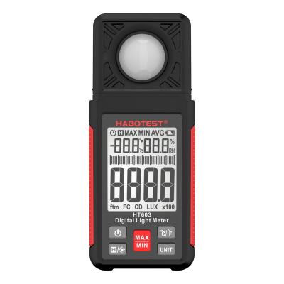 China HT603 200.000 Lux Auto Digital Lux Meter Medidor de luz Medidor de iluminación digital en venta