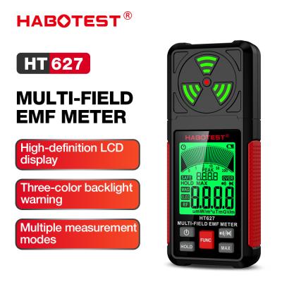 China HT627 EMF-Meter Professioneller Elektromagnetischer Feldstrahlungsdetektor Handheld Portable Radio Frequenz Warnmesser zu verkaufen