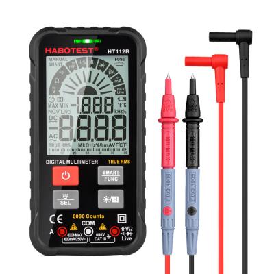 China Habotest HT112B Mini Pocket Digital 6000 zählt T-RMS Vielfachmessgerät-Prüfvorrichtungs-Berufsmeter zu verkaufen