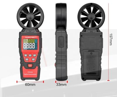 China Batterie-tragbares Anemometer Digital 3x1.5V AAA zu verkaufen