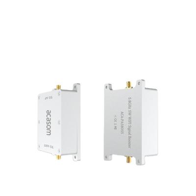 China Home ; Hospital 5.8GHz wifi signal booster range supplement with power 5w wireless signal booster 5.725GHz to 5.85GHz wifi module for sale