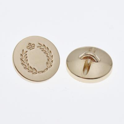 China Workable Uniform Style Special Design Zinc Alloy Suit Sew Button For Coat for sale