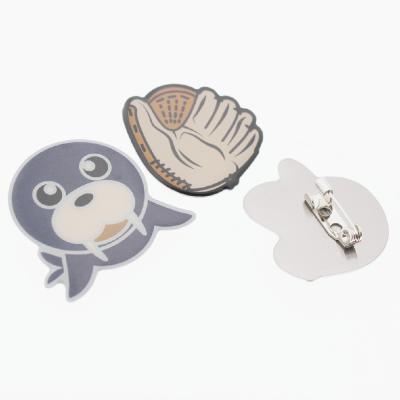 China Custom Cute Custom Stainless Steel Best Price Stainless Steel Safety Pins Brooch For Hat Coat for sale