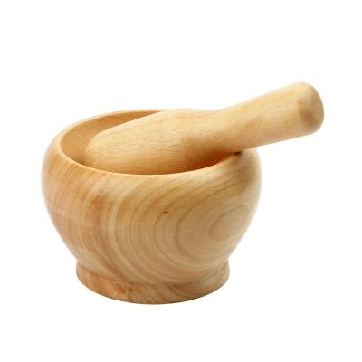 China Viable wooden mortar and pestle for sale