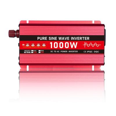 China Household Appliance Power Inverter DC 12v- 68v Pure Sine Wave Power Inverter 1000w with Battery Charger Inverter for sale