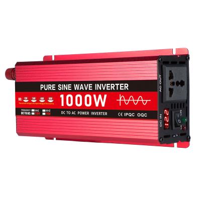 China Home Appliance Wholesale Price Pure Sine Wave Solar Inverter 1000w 48V 110/220V Off Grid Hybrid Solar Inverter for sale