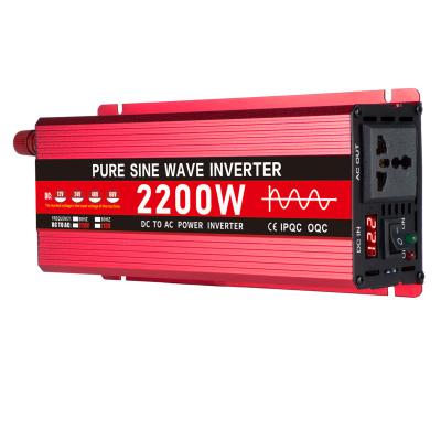 China Best Selling Home Appliance 2200W Sine Wave Inverter Growatt 2200W Pure Hybrid Solar Inverter With Solar Battery Charging for sale