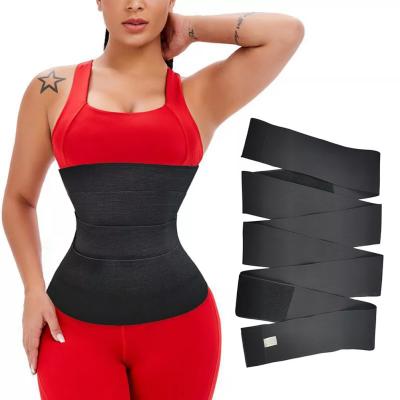 China Antibacterial Latex Woman Waist Trainer Corset Belly Tummy Wrap Slim Body Shaper Fajas Belt Control Shaping Strap Waist Cincher for sale