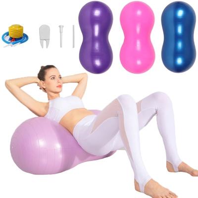 China Yoga Peanut Pilates Ball PEANUT Pilates Ball Yoga Balance Ball Massage Gym Explosion Proof Lightweight Exercise Home Sports Fitness Equipment for sale