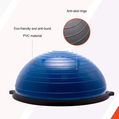 China Yoga Speed ​​Ball Yoga Pilates Fitness Balance Hemisphere Up Wave Speed ​​Ball Rehabilitation Training Sporting Goods Balance Disc Cushion 46CM for sale