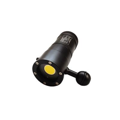 China Underwater photo /video lighting aluminum alloy COB 5000 LUMEN IPX8 rechargeable waterproof diving light for underwater video for sale