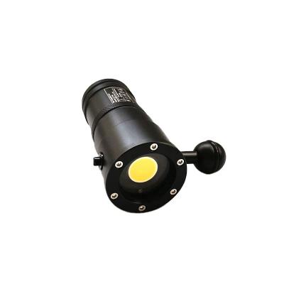 China Underwater Video Diving IP68 Dive Lamp For Video Waterproof Rechargeable Emergency Light COB 5000 Lumen for sale