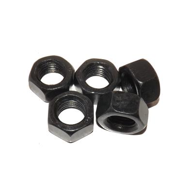 China DIN934 Excellent Reliability High Quality Blackened Hex Nuts High Strength Hex Nuts Hex Coupler Nut for sale