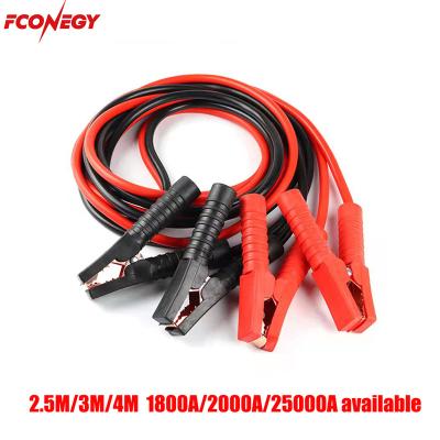 China For Car 4m Dead Battery 2500A Jump Wire Jump Wire Booster Cable Copper Clad Aluminum Power Cord For Car Trucks for sale