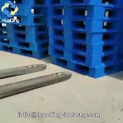 China Reusable 4 Way Entry Standard Size Warehouse Pallet Rack HDPE Material for sale