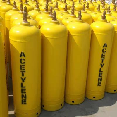 China Industrielle Gas-Behälter-spezielle Druck-Gasflasche des Acetylen-7-60kg zu verkaufen