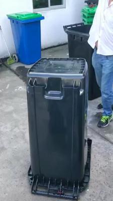 China compartimiento de basura plástico móvil del wheelie 1100L para el uso médico industrial residencial en venta