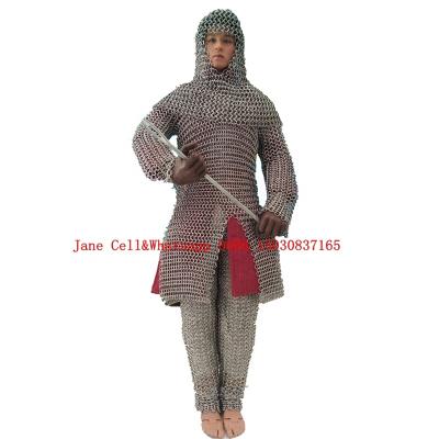 China Protective Body Chest and Torso Stainless Steel Chainmail Armor Medieval Costume for sale