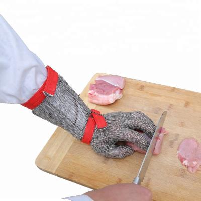 China Cut Resistant Long Sleeve Stainless Steel Gloves For Arm And Hand Protection for sale