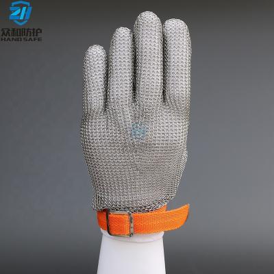 China Cutting Resistant Wholesales Stainless Steel Material Level 5 Kitchen To Protect Safe Hand Glove for sale