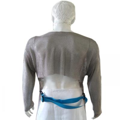 China Hot sale body protection stainless steel style chainmail butcher apron for sale