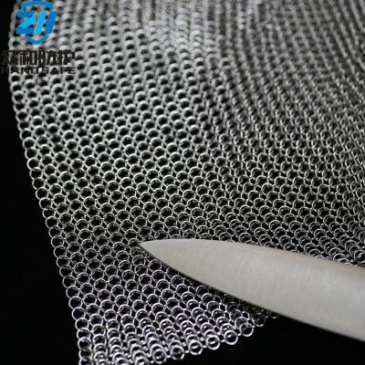 China Welded Welded Stainless Steel Chainmail Ring Mesh for sale