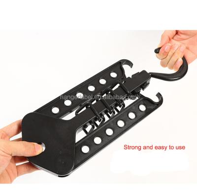 China SHOW plastic magic hangers, magic plastic hanger, plastic drop attachment hangers for sale