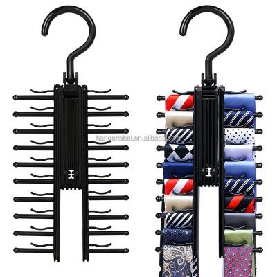 China DISPLAY LINK HOLDER HANGER The Original Compact Tie Cross Hanger Cabinet Organizer - Quality Non-Slip Holds 20 Links for sale