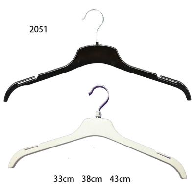 China DISPLAY plastic hanger for shirt, plastic shirts hanger, plastic clothing hangers for sale