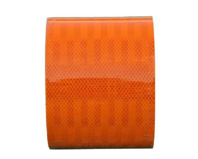 China PVC Fluorescent Orange Reflective Tape , 3M 4084 Reflective Tape for sale