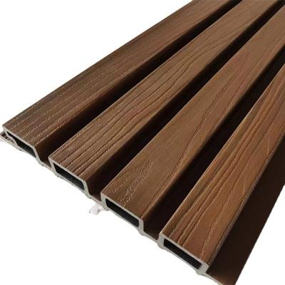 China Eco-friendly China WPC Factory Wooden Grains WPC Wall Panel/PVC Decorative Wall Panel for sale