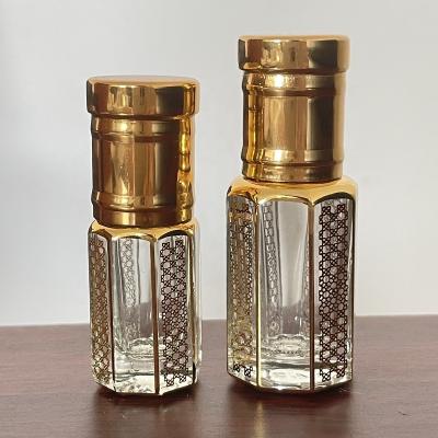 China Wholesale Personal Care Boming Saudi Arabia Essence Customize Engrave 3ml 6ml 12ml Octagon Empty Essential Oil Bottles for sale