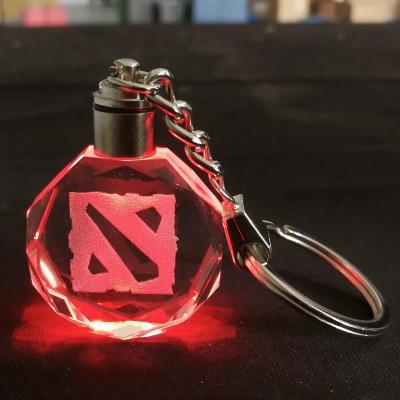 China Crystal Glass Pocket Monster Charmander Push Key Chain Custom Transparent Dota Balls Cheapest Personal Care/Gift/Hot Sale Decoration/Fragrance/Oil 2D LED 2 Light Gifts for sale