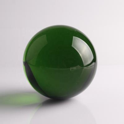 China Europe D50mm D60mm D80mm Wholesale Green Crystal Ball Decoration for sale