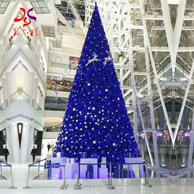 China Holiday Decoration 12ft 20ft 30ft 40ft Large Commercial Outdoor Lighting 50ft Giant PVC Artificial Christmas Tree for sale