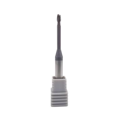 China 55HRC 2 el carburo de tungsteno de la flauta 3m m Endmill para endurece el acero en venta