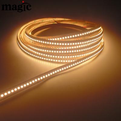 China LANDSCAPE 240LEDs per meter 19.2w dimmable 10mm wide warm white SMD 3528 CRI90 24V 3000K led strip lights for sale