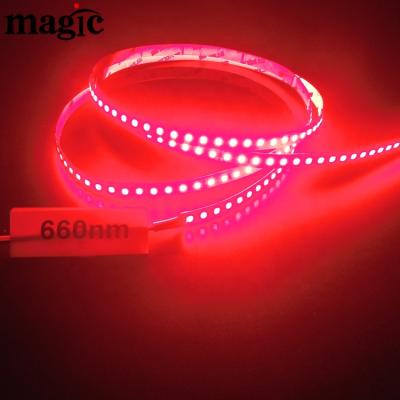 China LANDSCAPE 120 Meter High Quality 12V 24V SMD2835 730nm 840nm 660NM Flexible Dark Red LED Strip Diode for sale