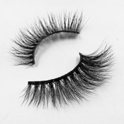 China Natural Mink 3d Mink Eyelash Vendor Lashes Custom Packing Box Natural Tapered Eyelashes for sale