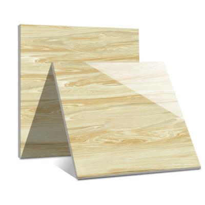 China Modern Ceramic Interior Living Room Flooring Glazed Waterproof Polished Wood Porcelain Tile for sale