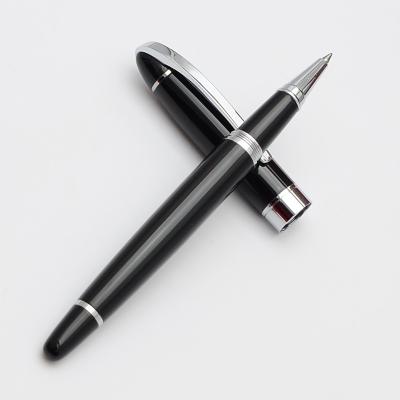 China Luxury Pen Gift High Quality Black Metal Gifts Trackball Pen for sale