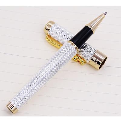 China Staple 1200, Metal Luxe Rollerball Pen Mooie Rimpel Met Dragon Smooth Vintage Noble Silver Jinhao Carving Inkt Pennen Collection for sale