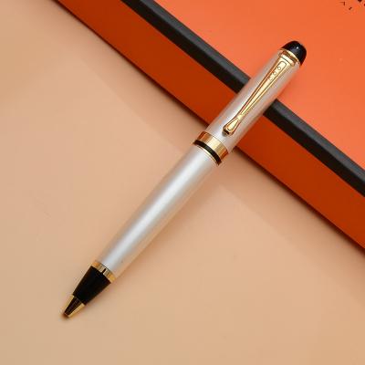 China Luxury Pen Gift Baoer 302 Silver Tip Pen High Quality for sale