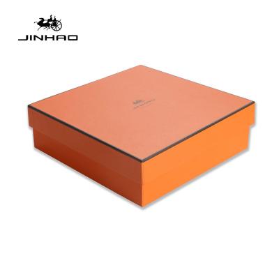 China Jinhao Gift Luxury Boutique Ink Box Orange Fountain Pen Box for sale